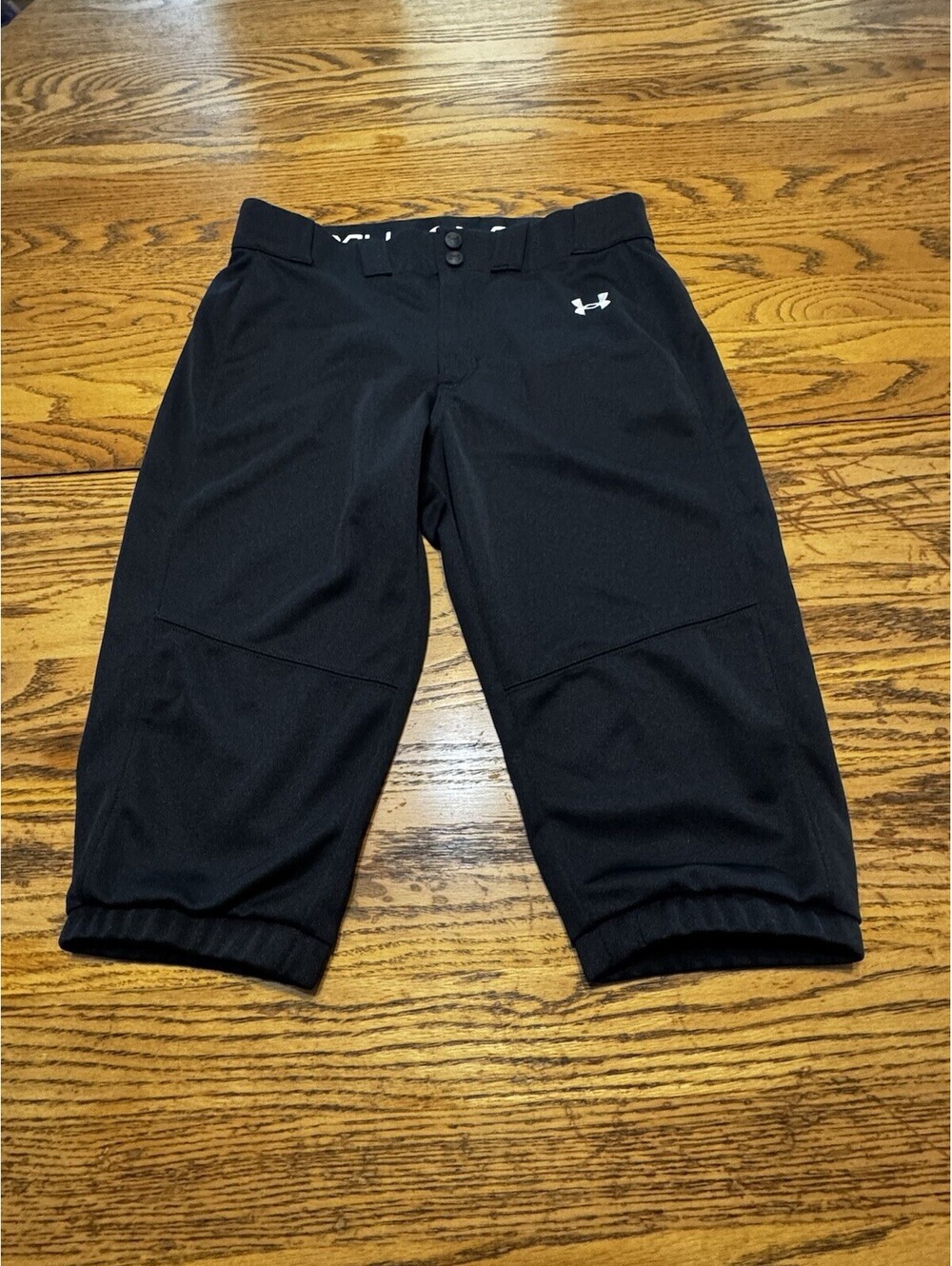 Under Armour Girls YLG 14-16 Utility Softball Pants Black Knicker 1375667